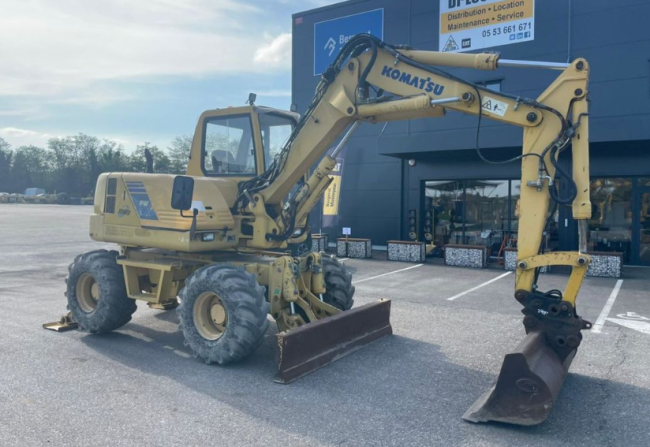 KOMATSU - PW95R - Pelle à pneus